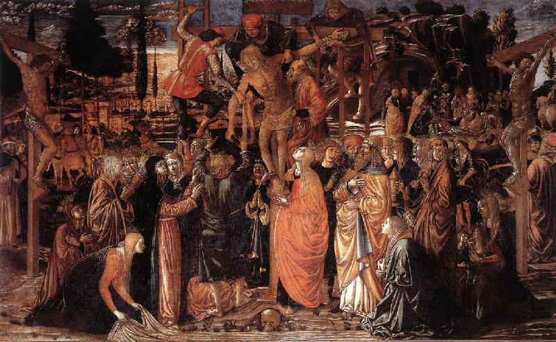 GOZZOLI, Benozzo Descent from the Cross sg china oil painting image